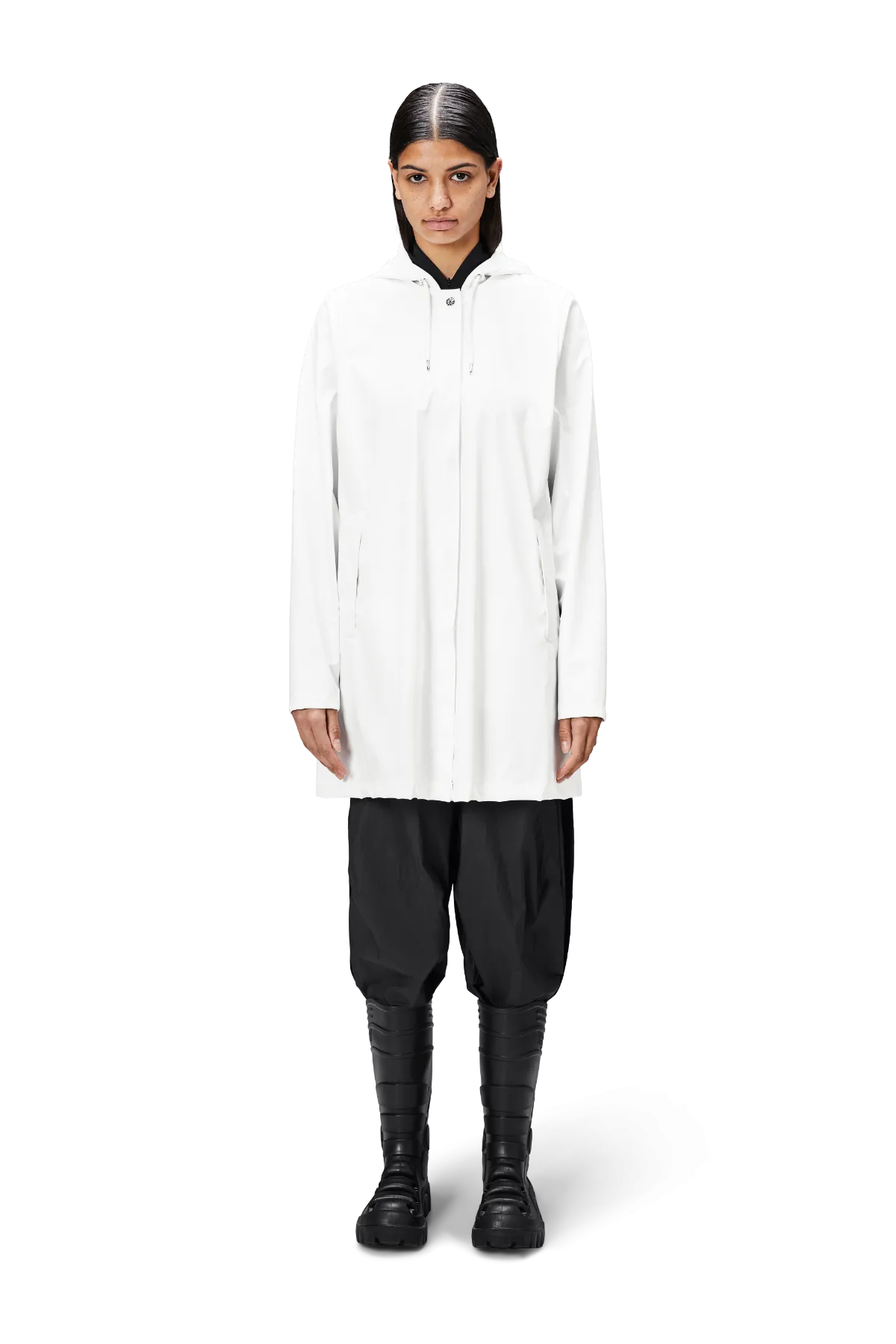 A Line Rain Jacket Powder Rains