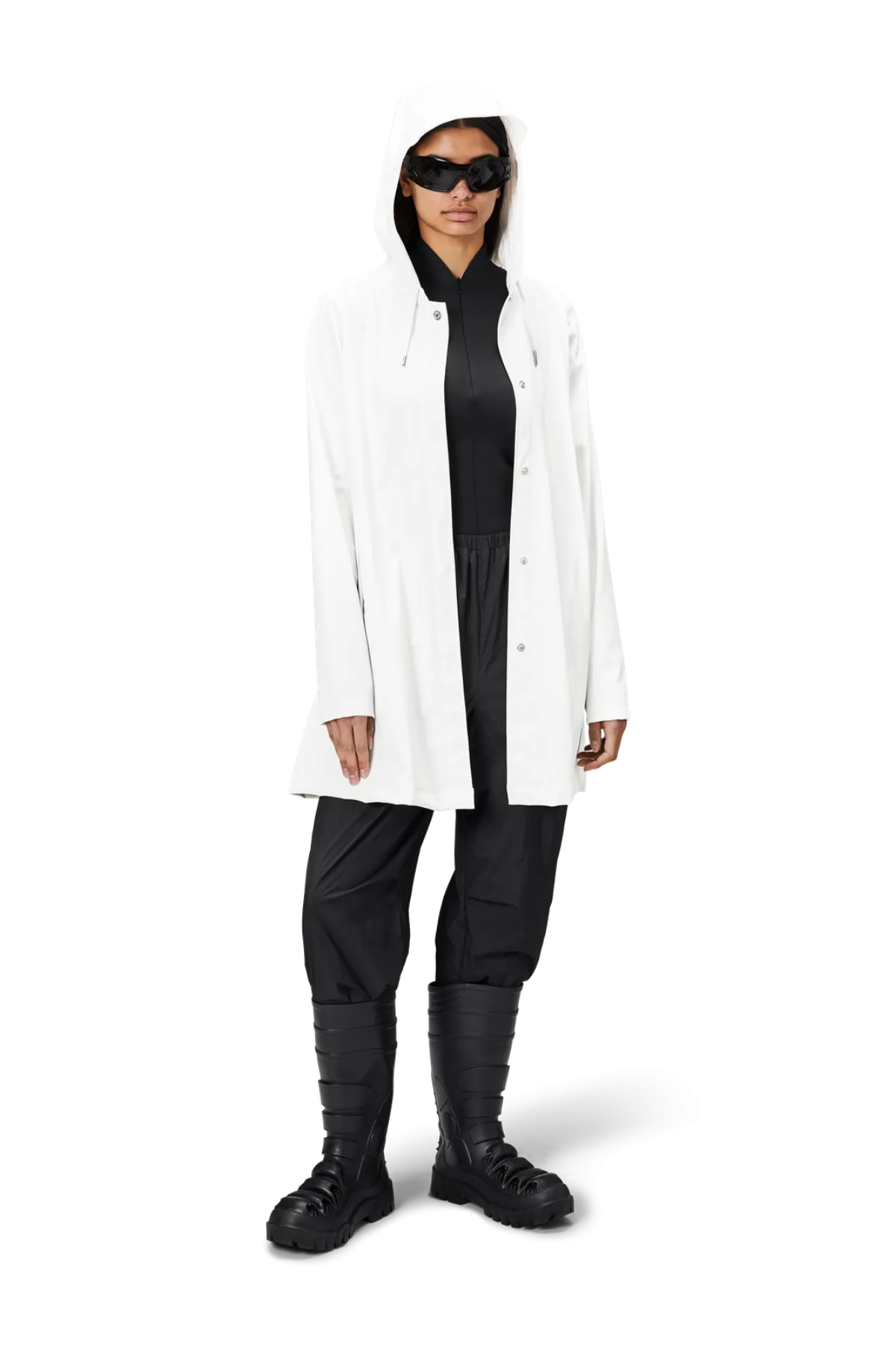 A Line Rain Jacket Powder Rains