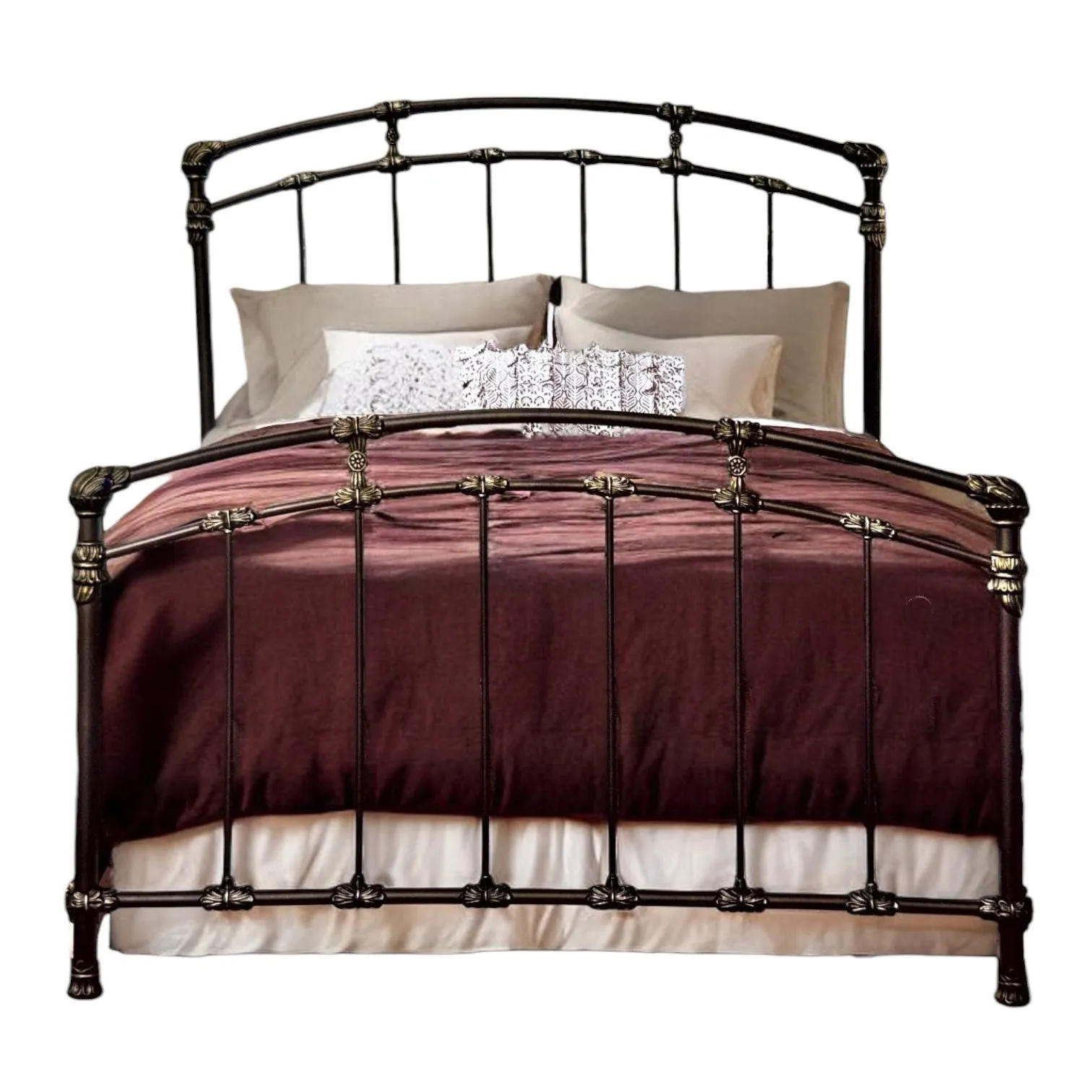 Aristella Iron Bed by Wesley Allen