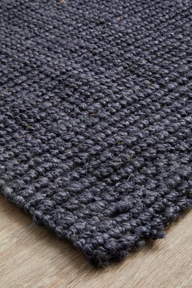 Atrium Barker Rug (Navy) by Rug Culture