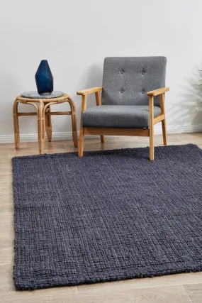 Atrium Barker Rug (Navy) by Rug Culture