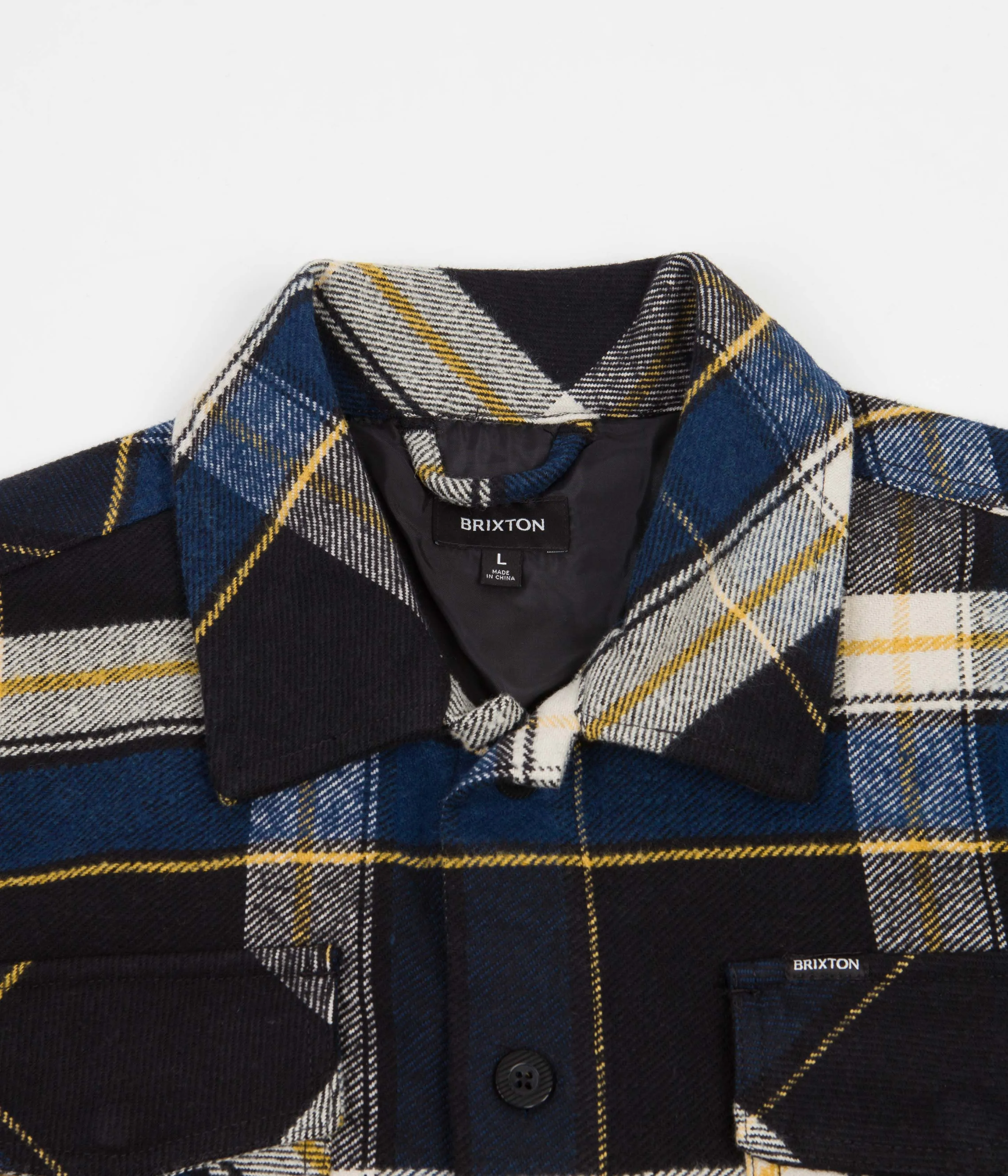 Brixton Bowery Trucker Jacket - Joe Blue Plaid