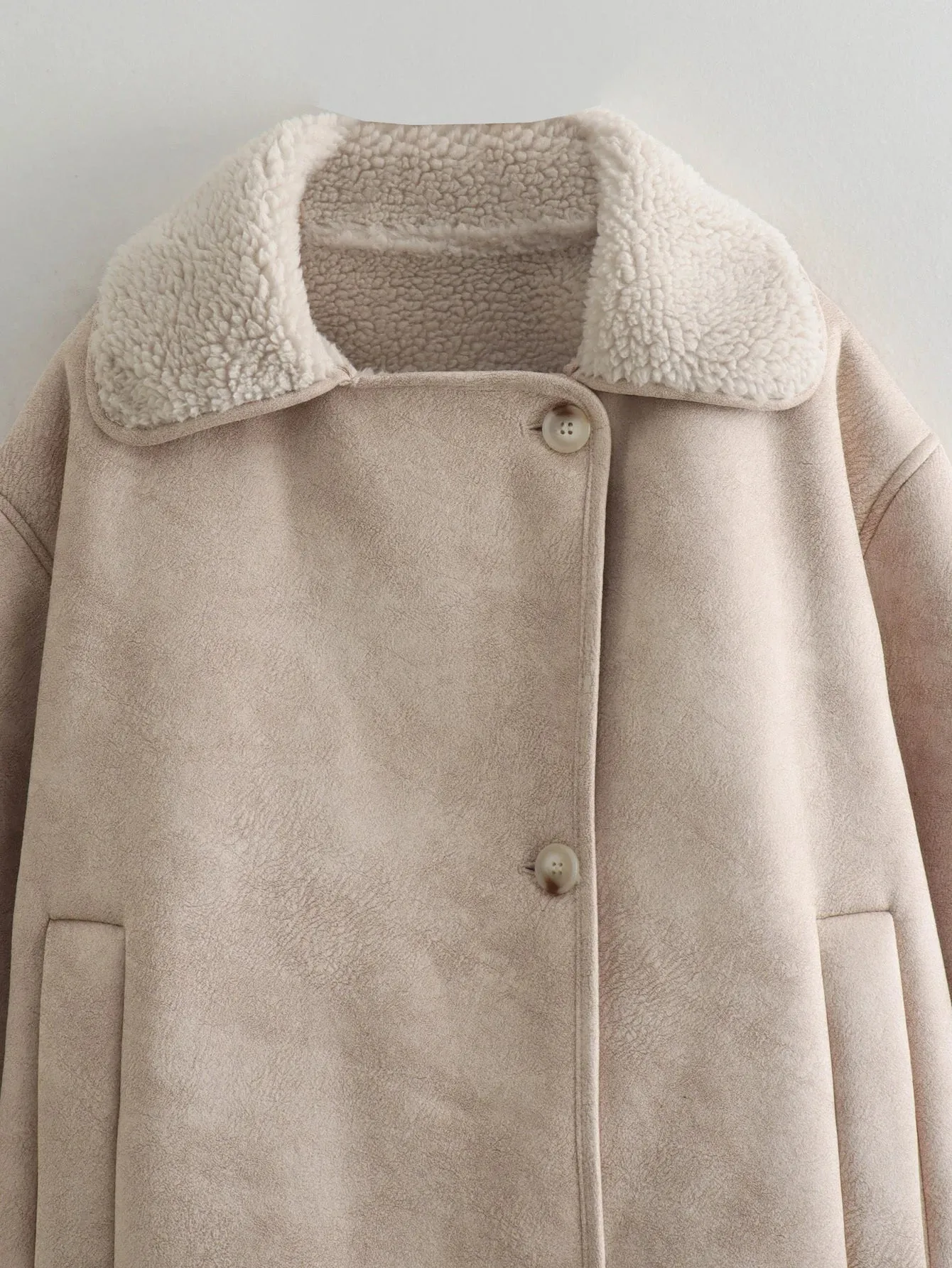 Chic Chill Buster Fur & Suede Jacket