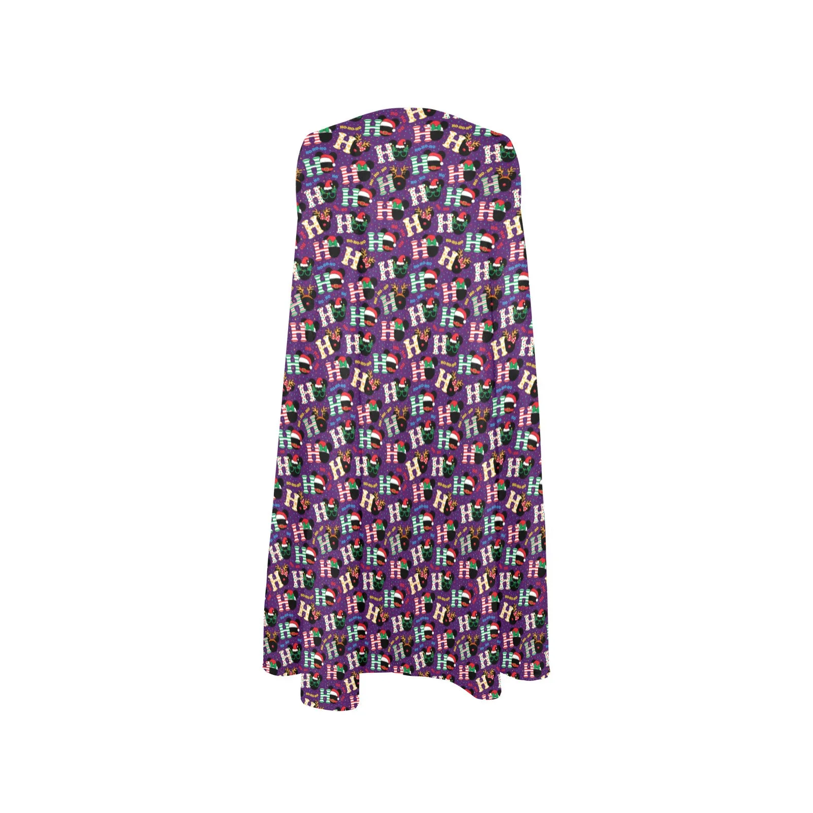 Christmas Ho Ho Sleeveless A-Line Pocket Dress