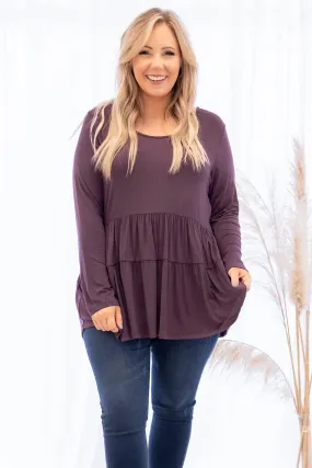Closer To Me Top, Mulberry