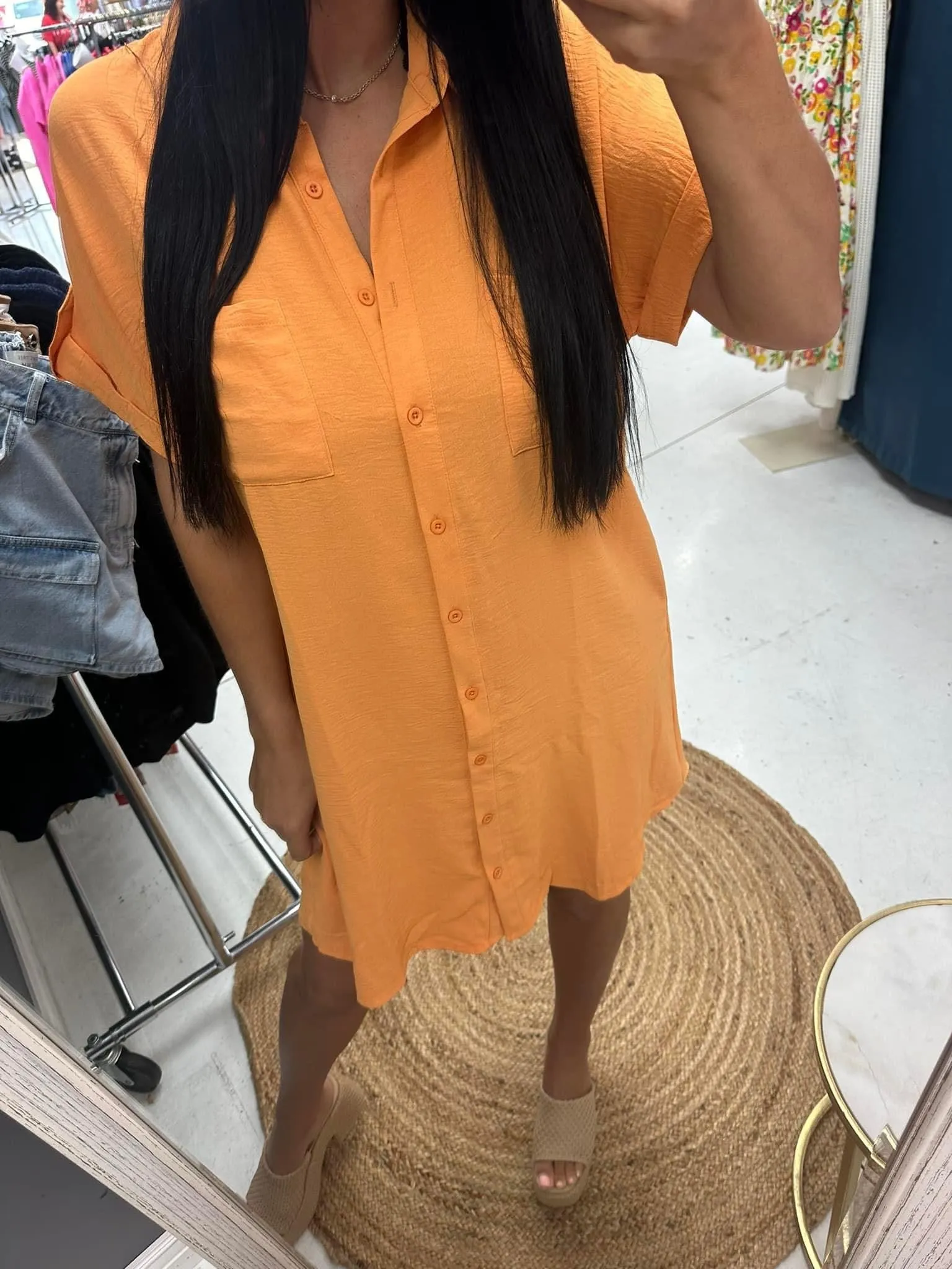 Dazzling Days Dress Orange