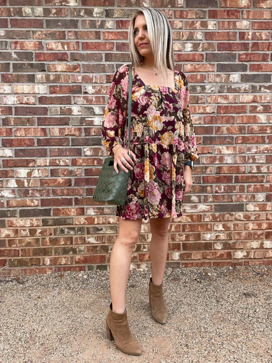 Fall in Love Floral Babydoll Dress