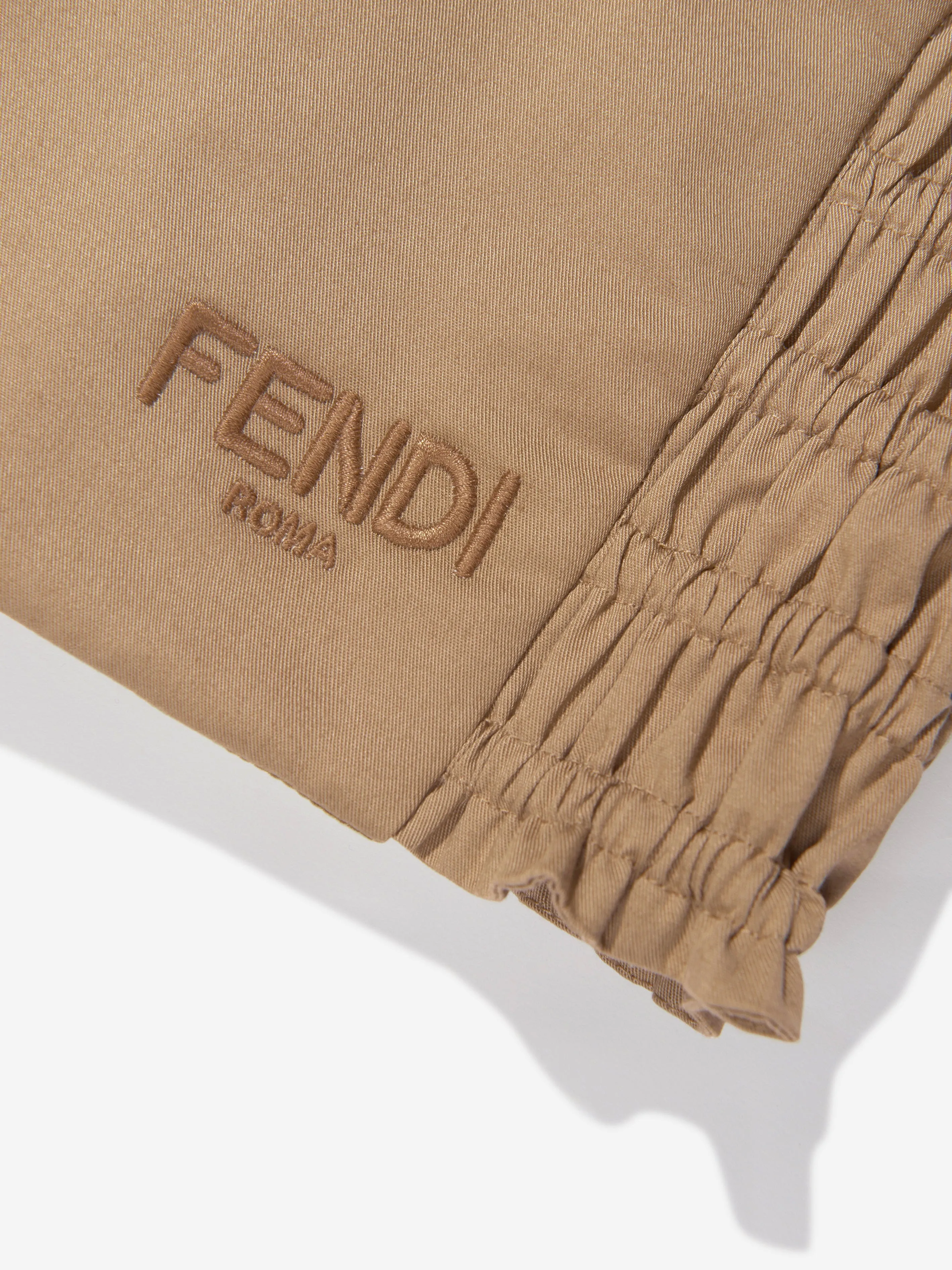 Fendi Girls Logo Strap Top