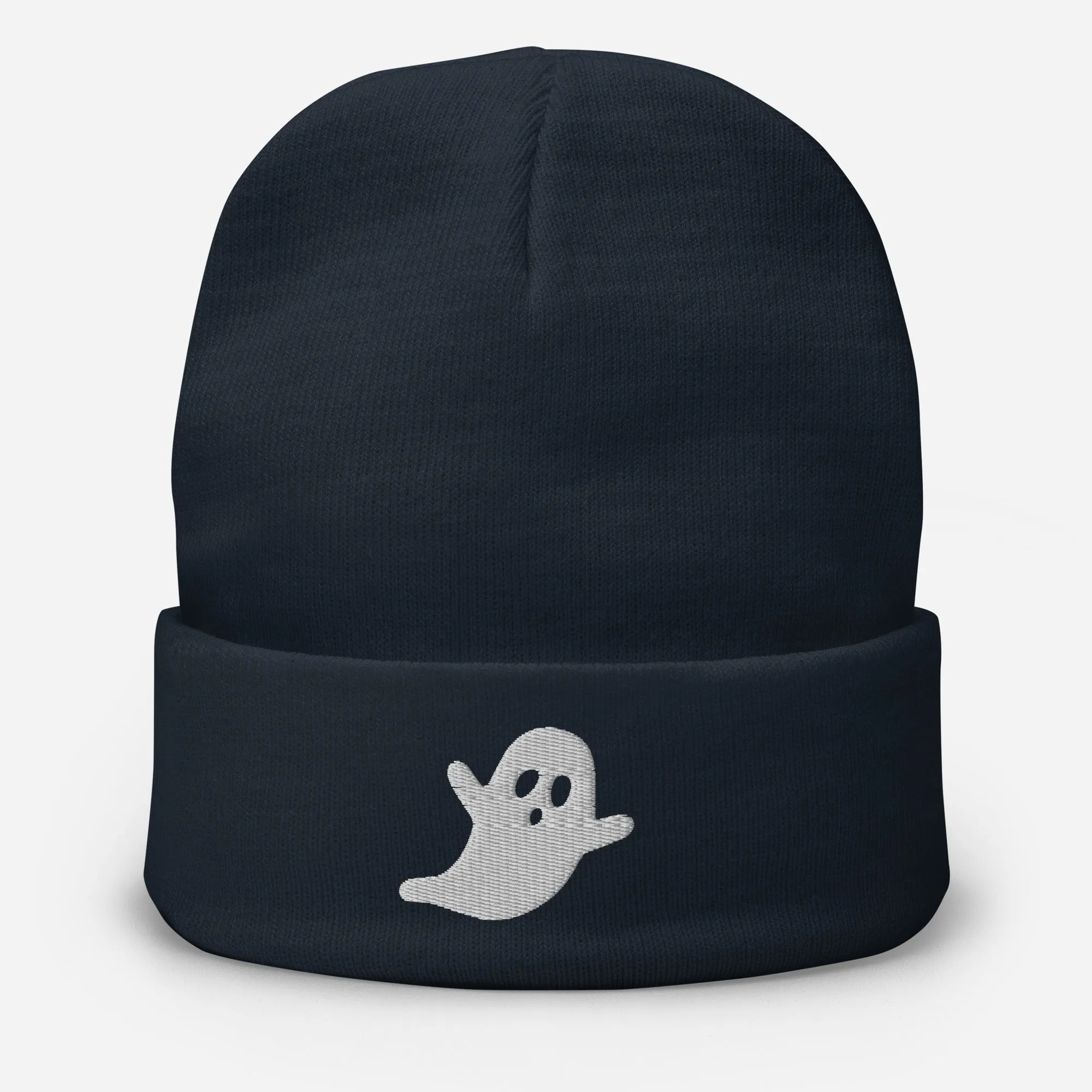 Ghost Embroidered Beanie Halloween Hat