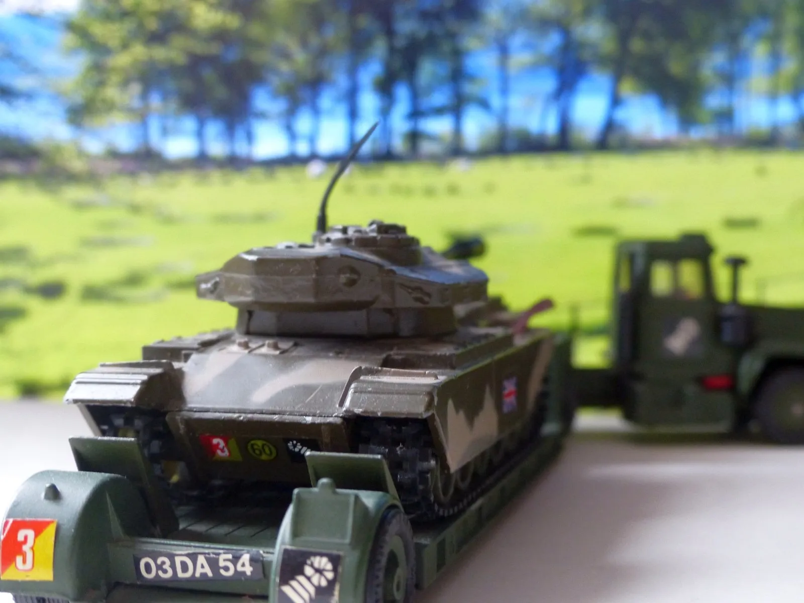 GS10 Mack Tank Transporter with Centurion tank