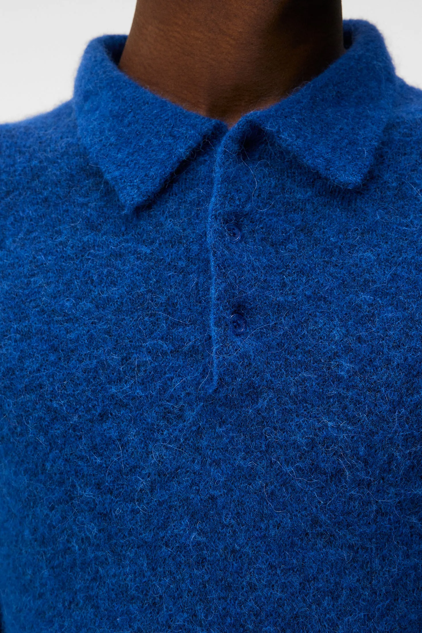 Hayden Hairy Polo Knit / Surf the Web