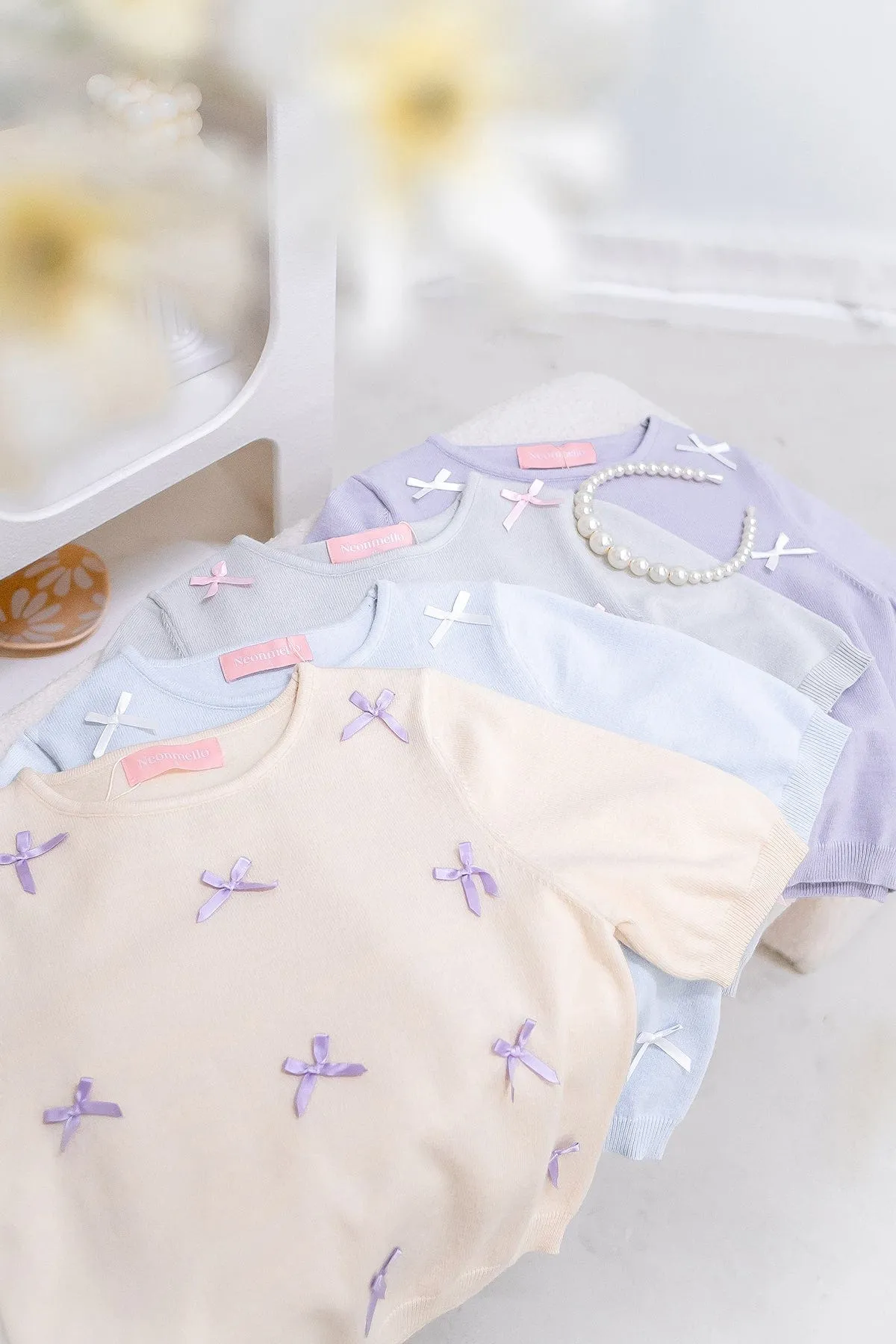 LES LEA KNIT TOP IN CREAM