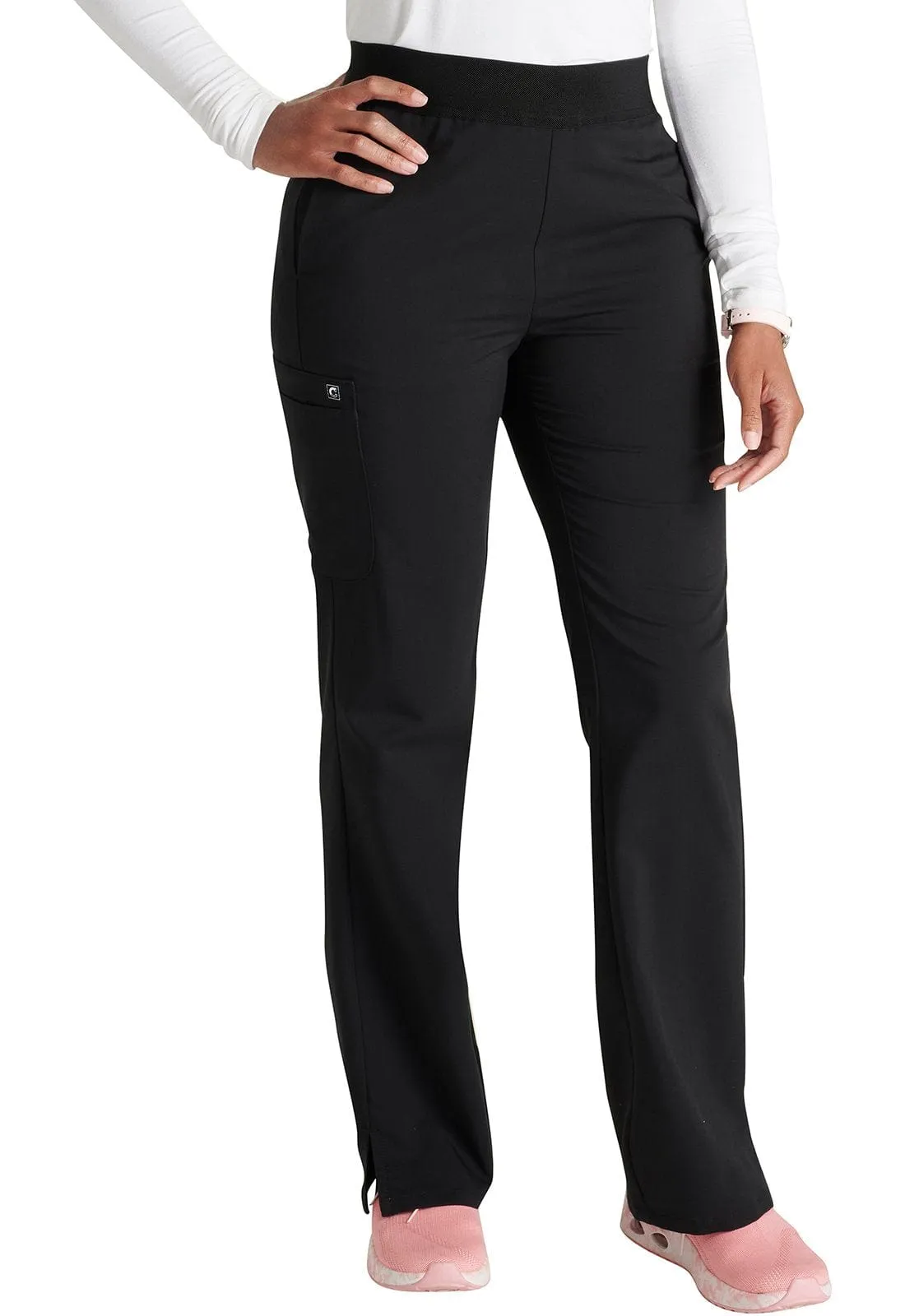 Lumino Atmos PETITE Pull-on Straight Leg Scrub Pant - Inseam 28" (71 cm) LD-CK136AP