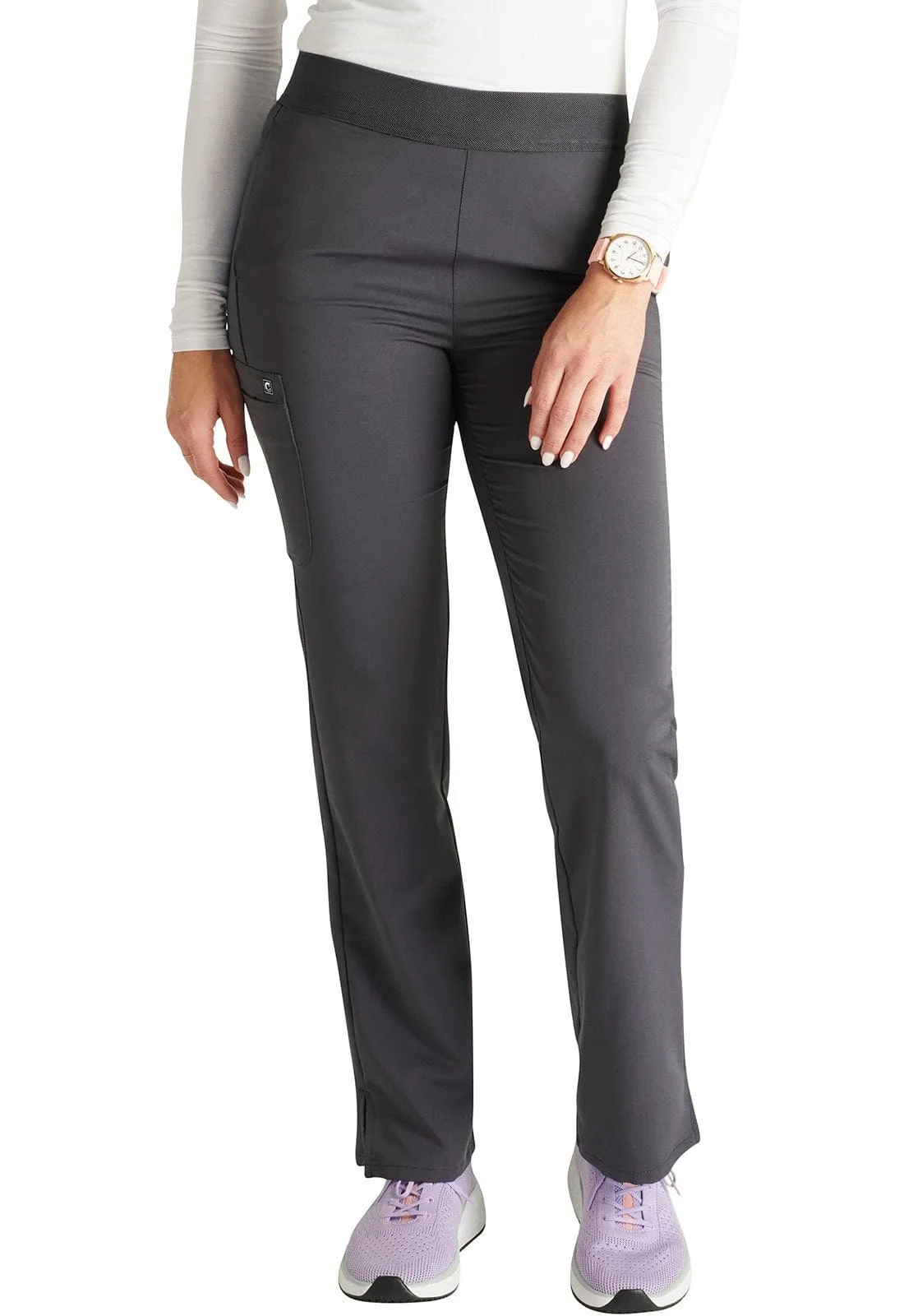 Lumino Atmos PETITE Pull-on Straight Leg Scrub Pant - Inseam 28" (71 cm) LD-CK136AP