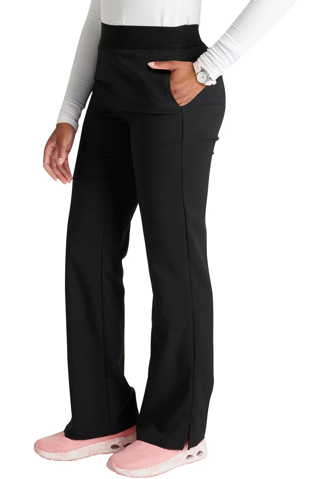 Lumino Atmos PETITE Pull-on Straight Leg Scrub Pant - Inseam 28" (71 cm) LD-CK136AP