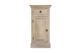 MADE TO ORDER Indian Mango Classic Wooden Bedside Table Natural
