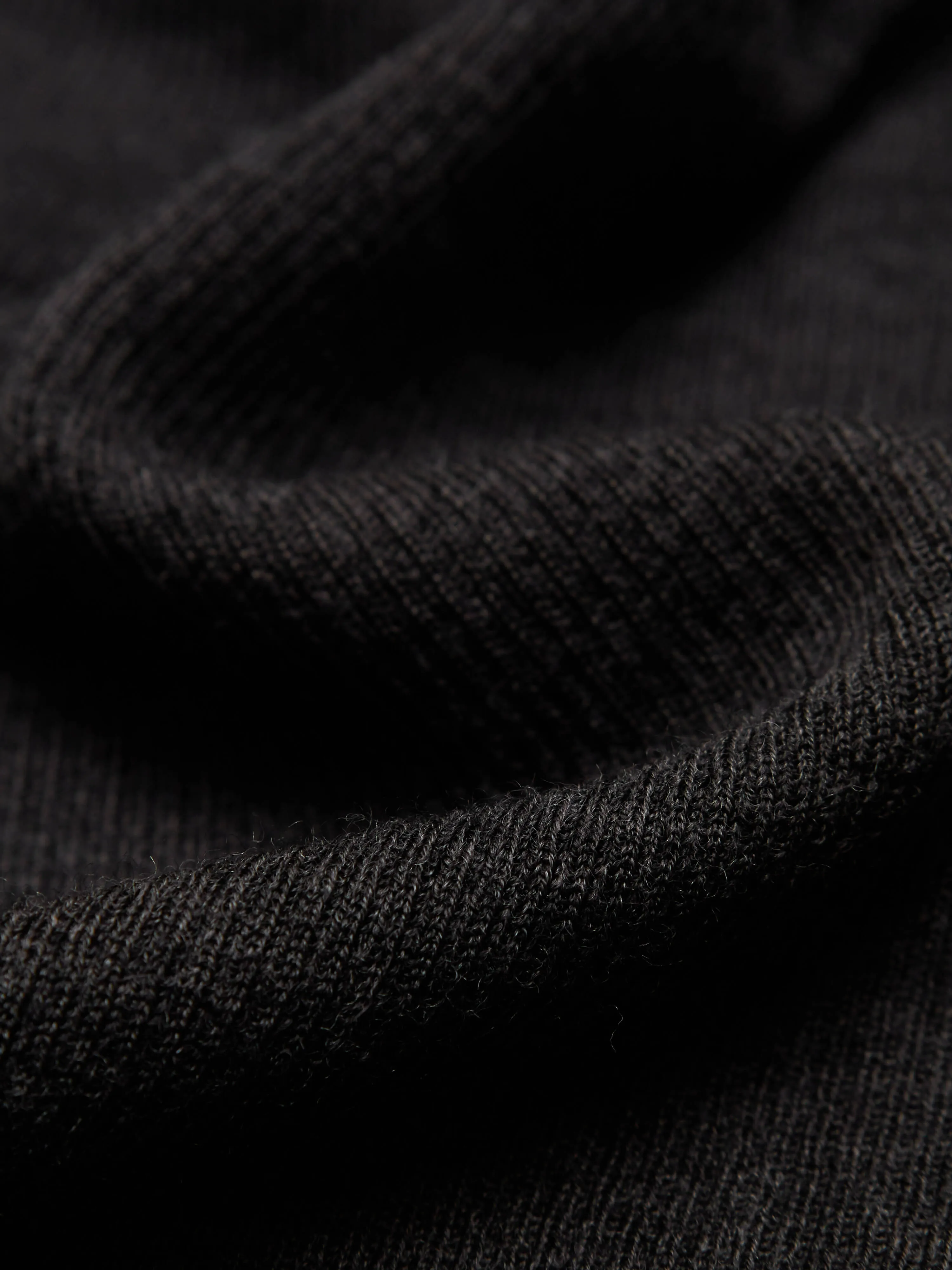 Merino Wool Turtleneck Top