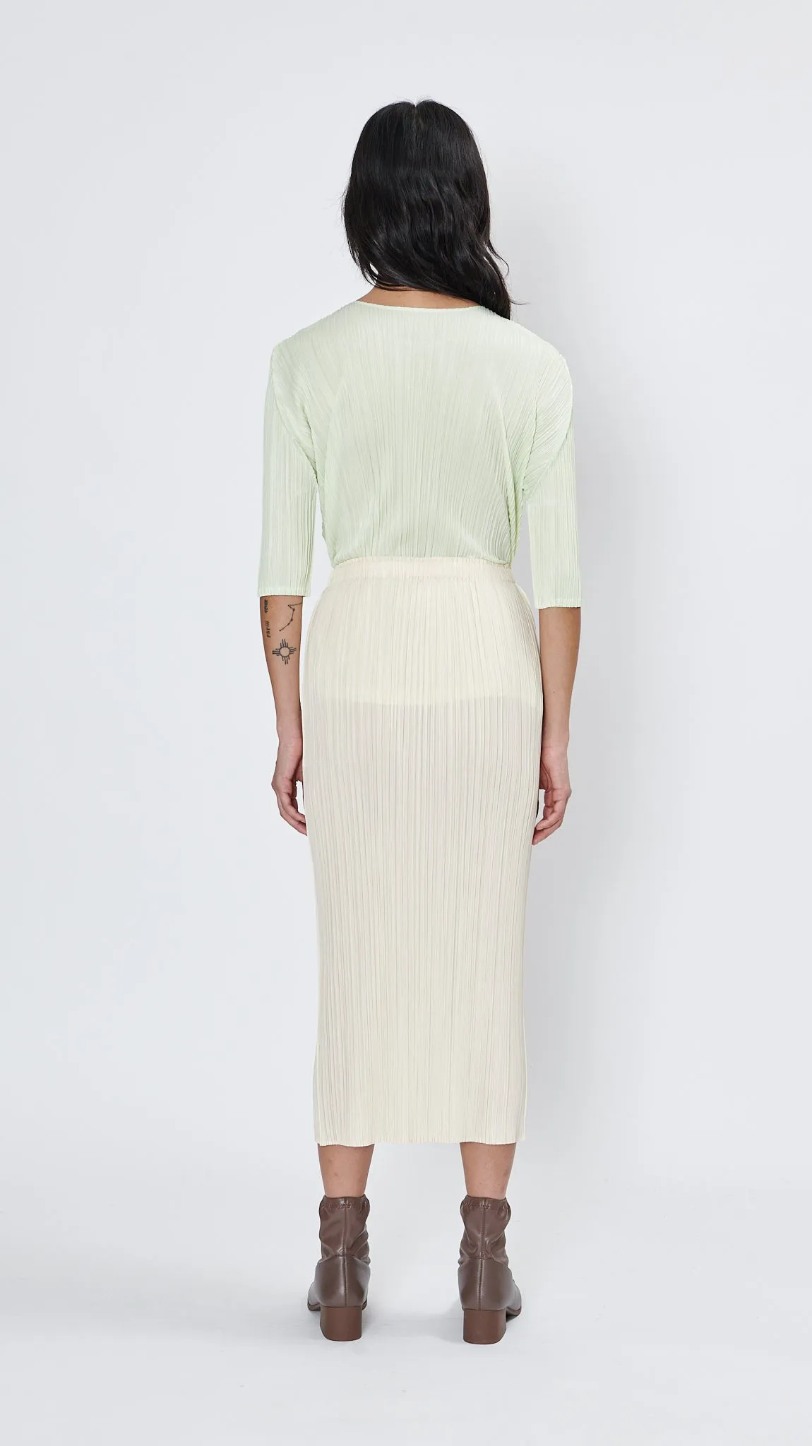 New Colorful Basics Skirt 3 in Light Beige