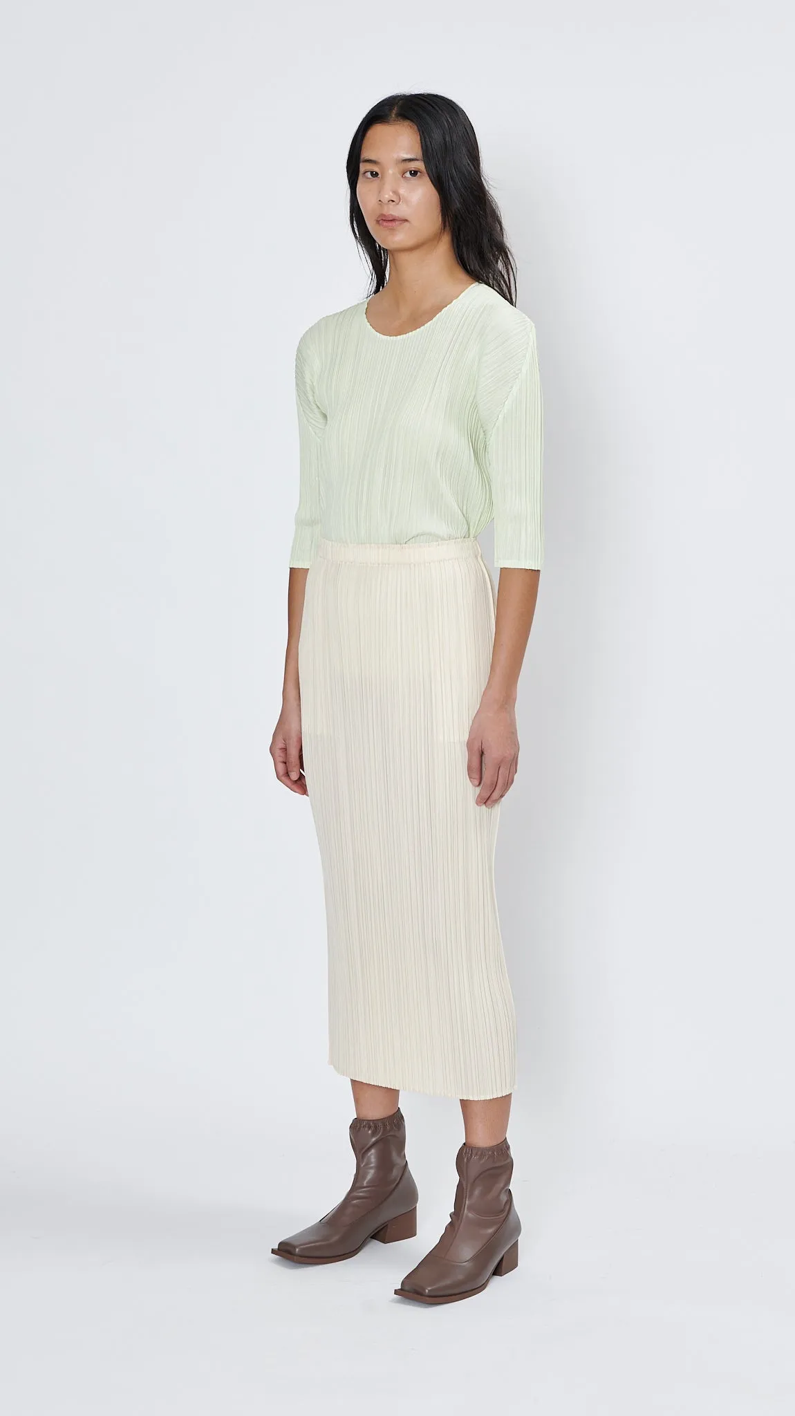 New Colorful Basics Skirt 3 in Light Beige
