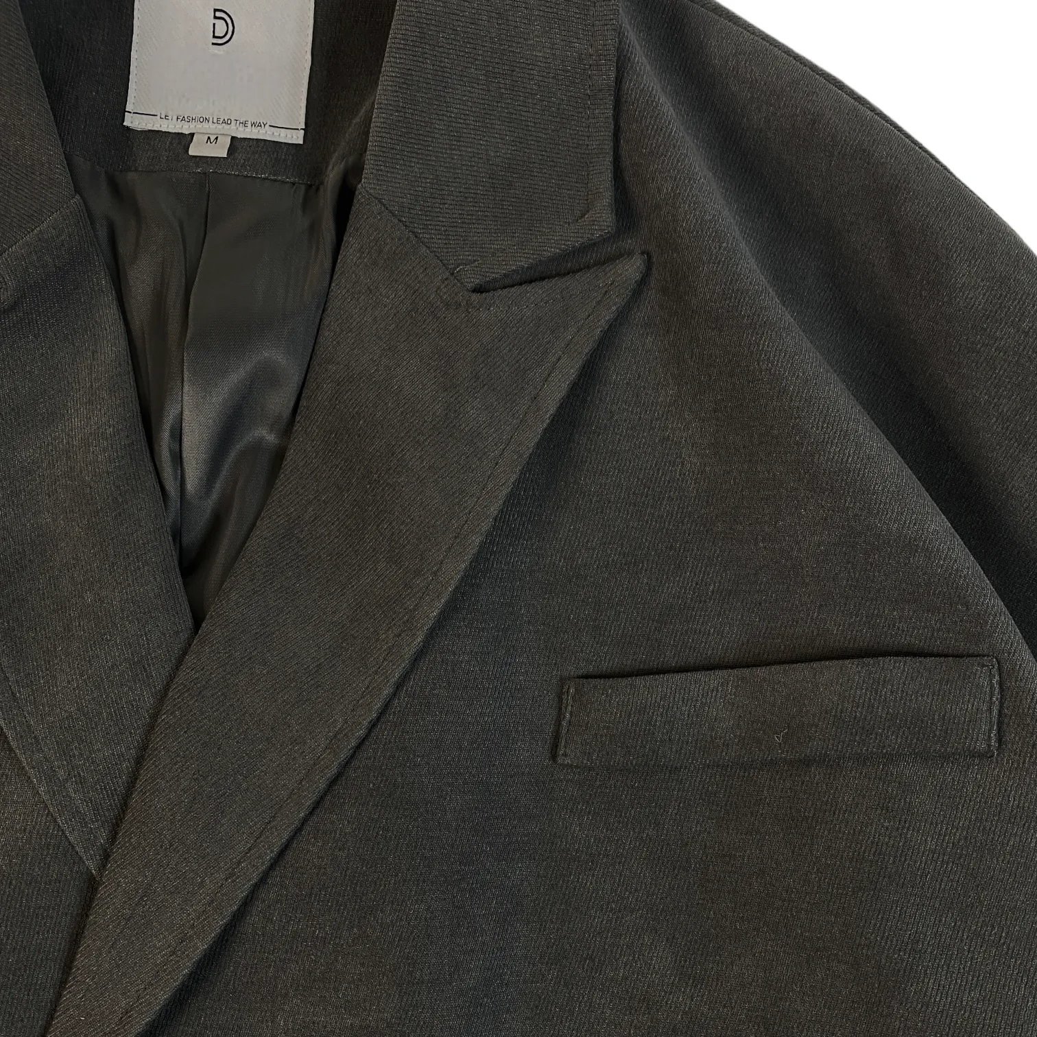 Oversized double breasted blazer