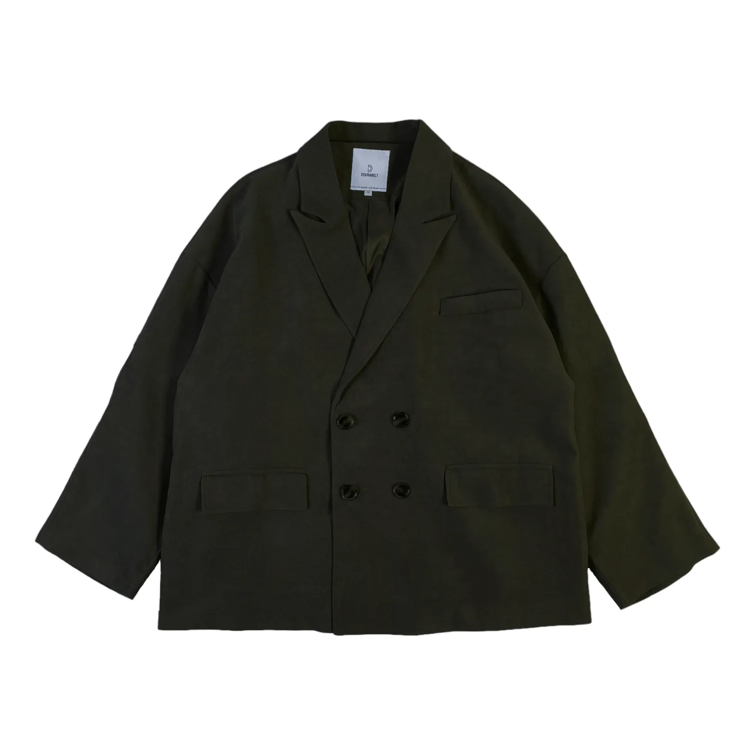 Oversized double breasted blazer