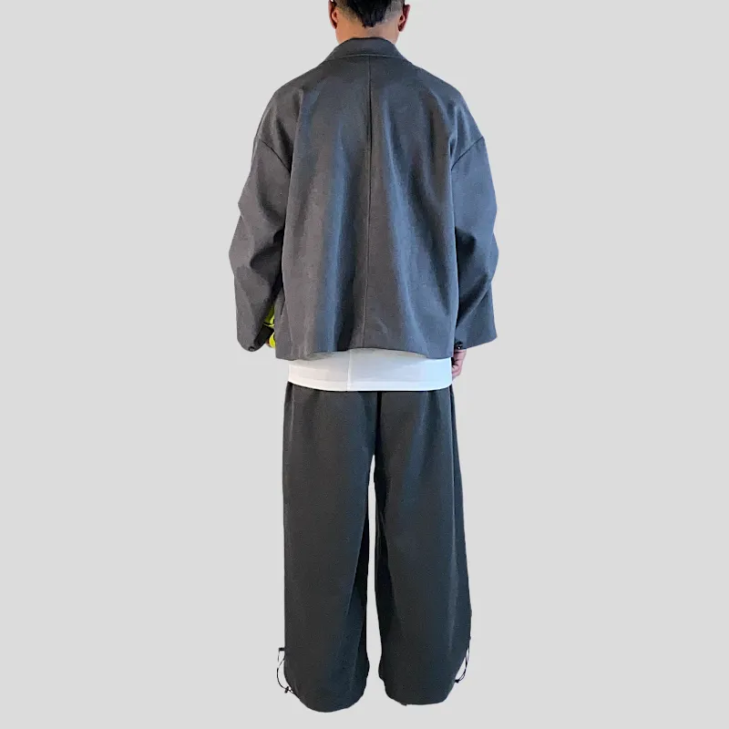 Oversized double breasted blazer