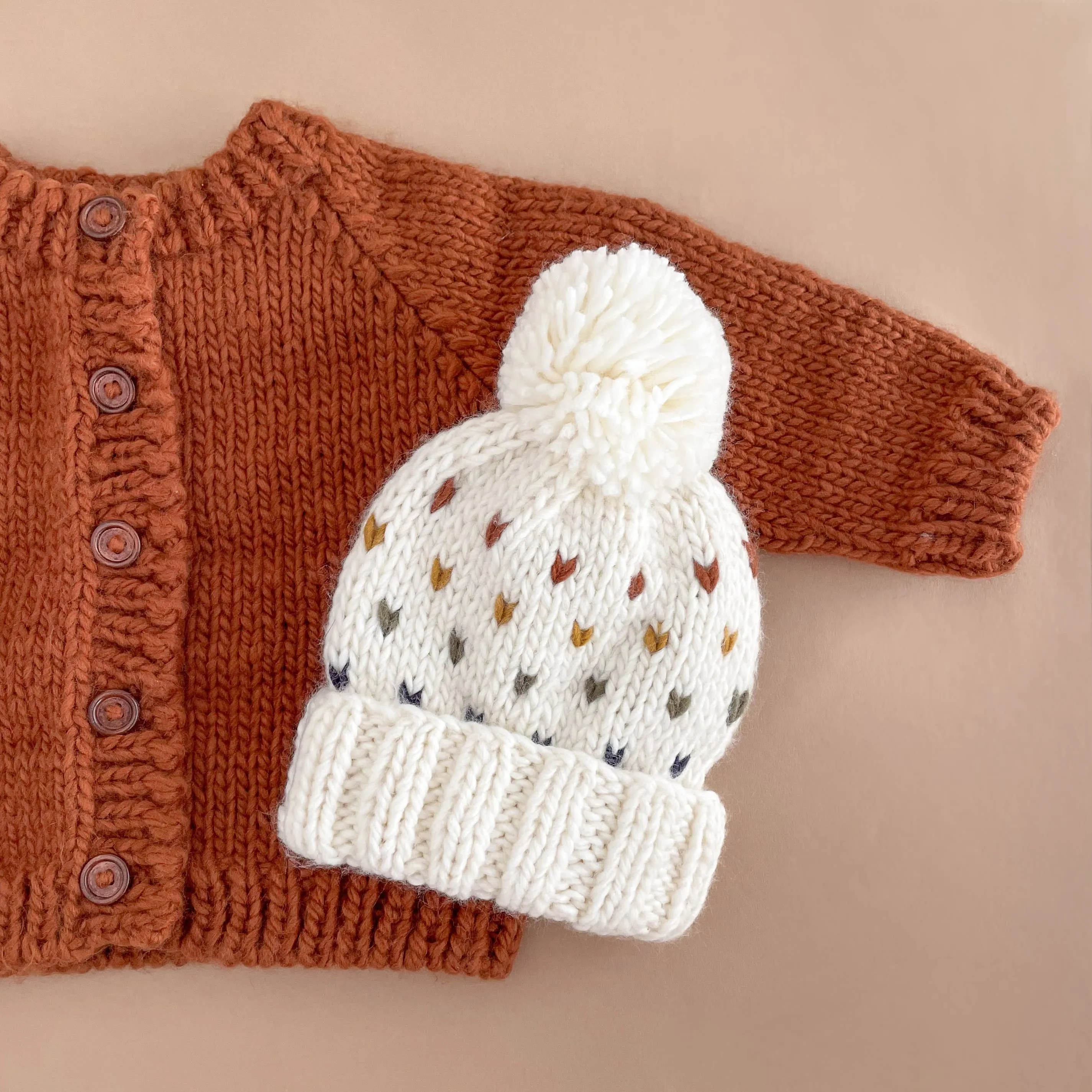 Sawyer Retro Heart Beanie by Blueberry Hill