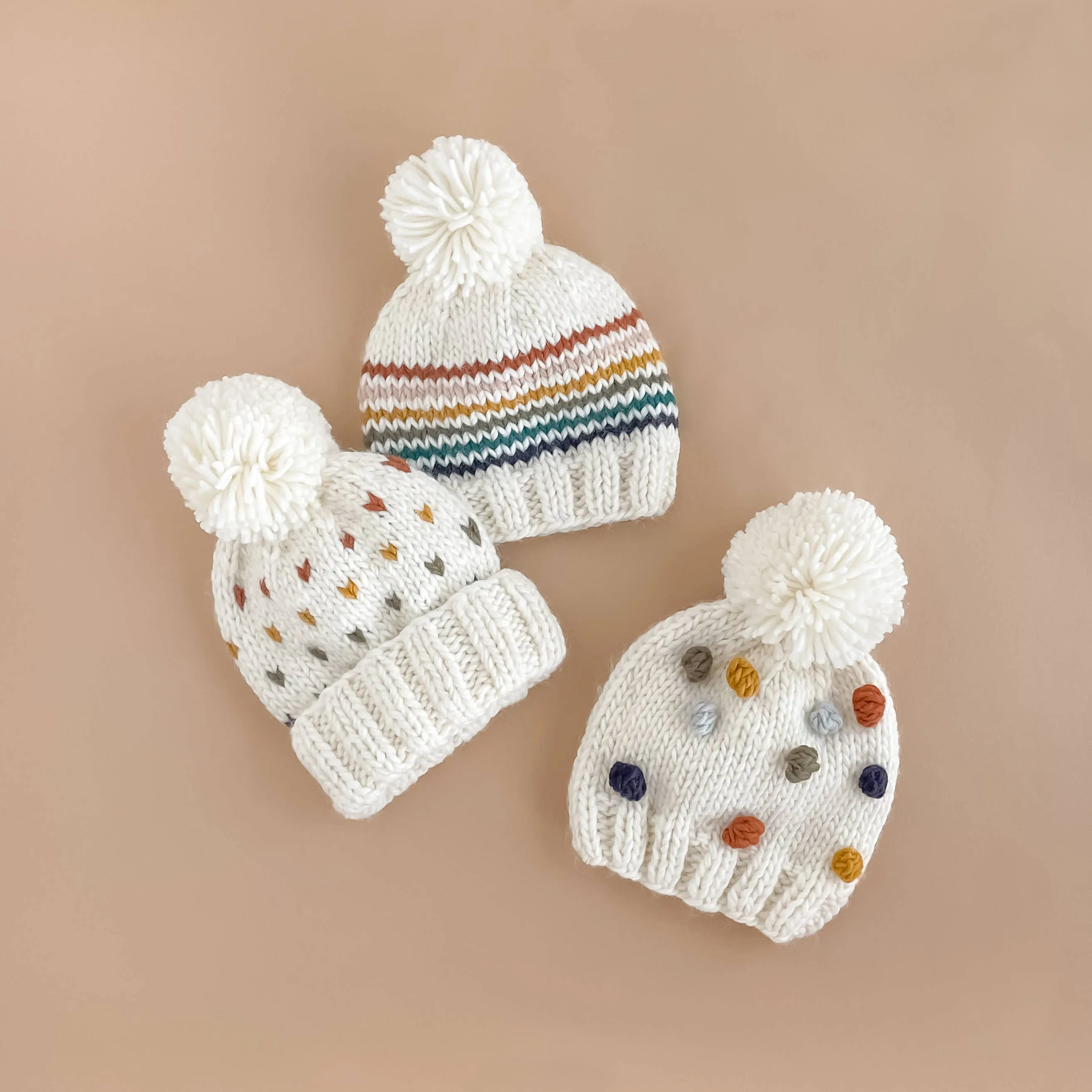 Sawyer Retro Heart Beanie by Blueberry Hill
