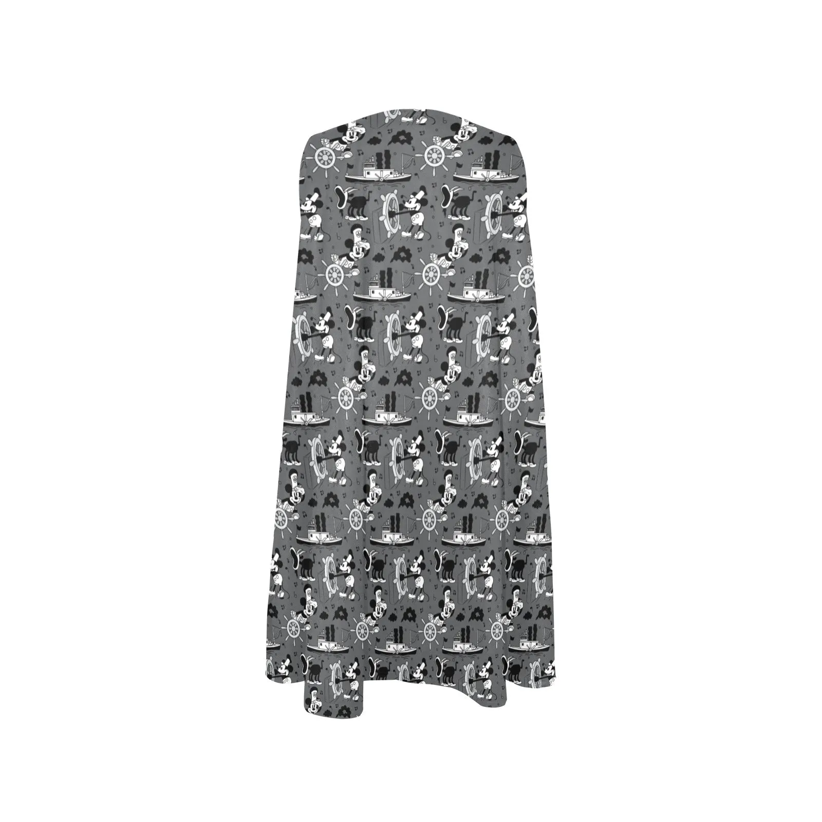 Steamboat Mickey Sleeveless A-Line Pocket Dress