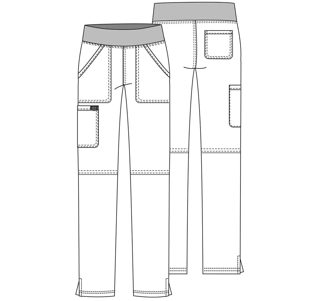 Tend WW Revolution PETITE Straight Leg Pull-on Pant Pewter - Inseam 28.5" (72cm) TD-WW110PPWT